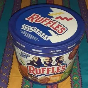 NBA | Other | Ruffles Limited Edition Tin Can Nba Lebron James Anthony ...
